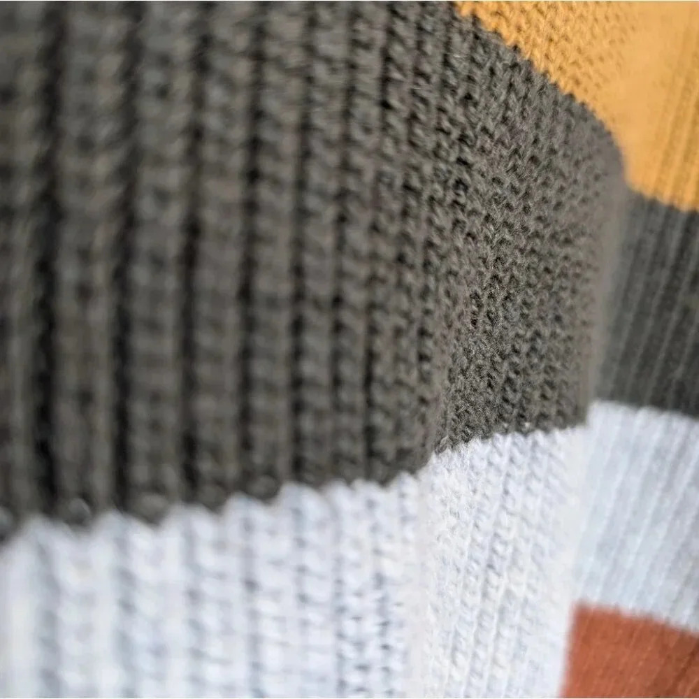 Madewell Arctic Ice Patch Pocket Pullover Sweater in Walton Stripe Women XXS - Picture 6 of 9